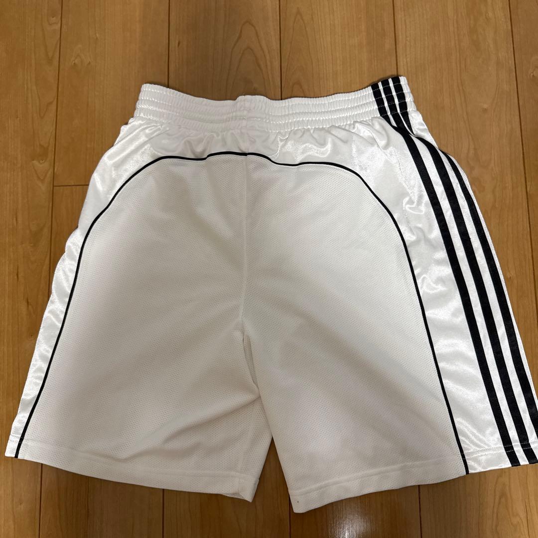 adidas ホワイト バスケットボール パンツ L (2/3)
