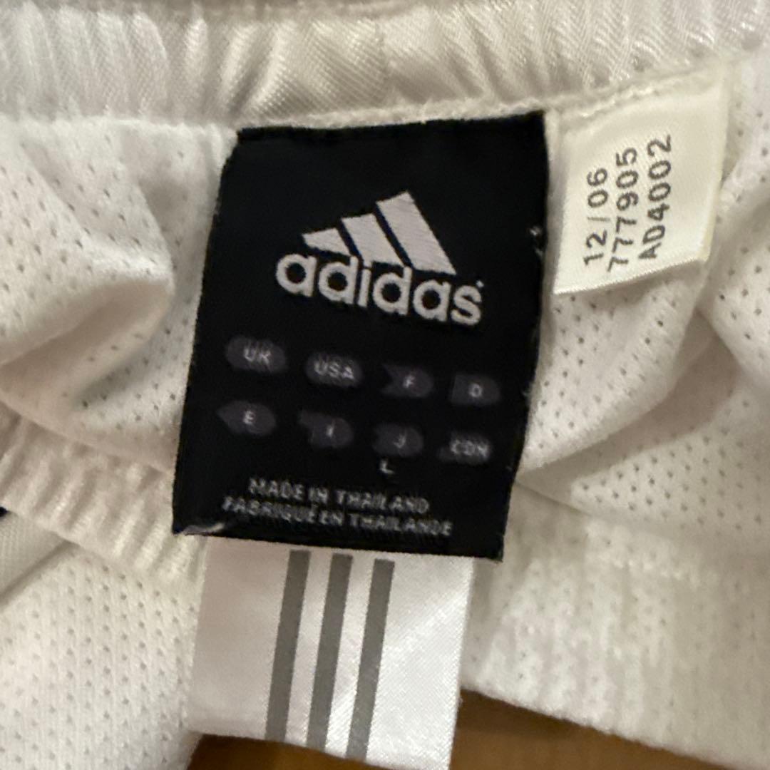 adidas ホワイト バスケットボール パンツ L (3/3)