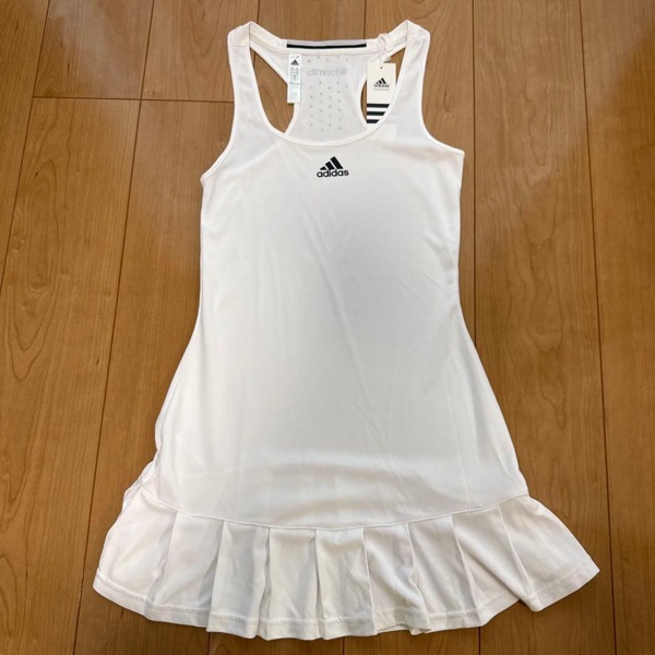 adidas テニススカート 上下 セット ホワイト Mサイズ