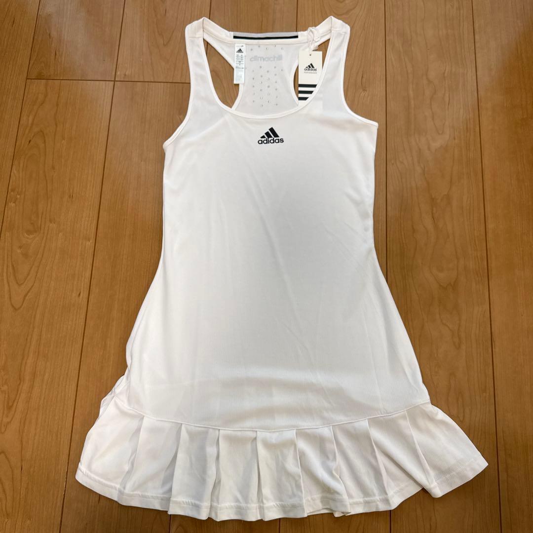 adidas テニススカート 上下 セット ホワイト Mサイズ (1/6)