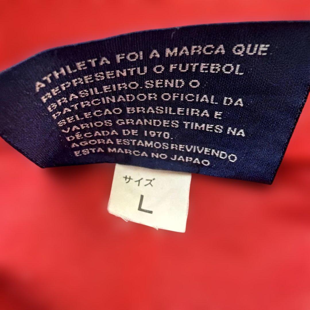ATHLETA サッカーユニフォーム 上下セット 赤白 4 ソックス付 (5/9)