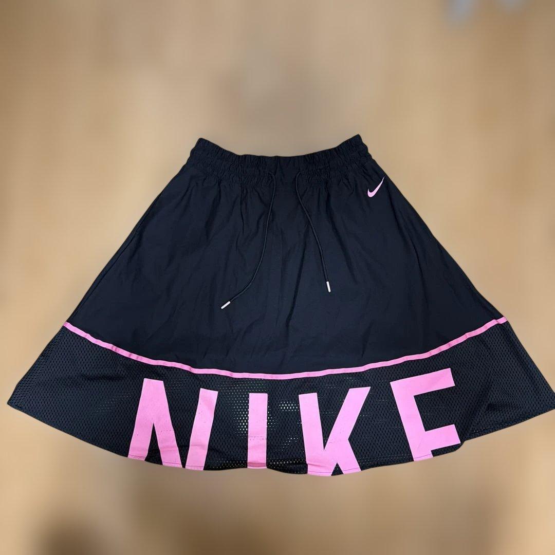 NIKE フレアスカート ブラック ピンク XL (2/5)