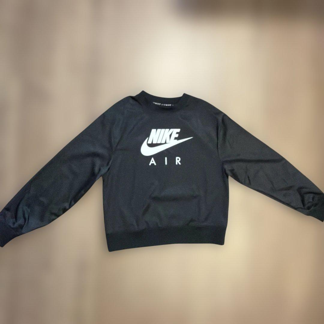 NIKE AIR カットソー クルーネック スウェット サテン レディースM (3/6)