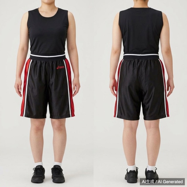 asics レディース バスケットボールパンツ Lサイズ 光沢