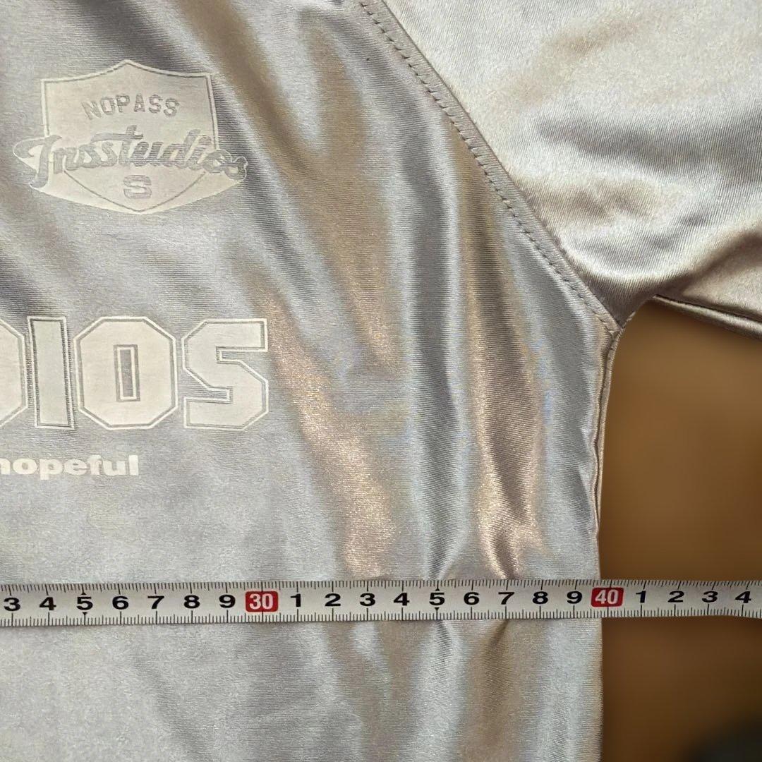 INS STUDIOS シルバー レディース 半袖Tシャツ Sサイズ チビT (5/5)