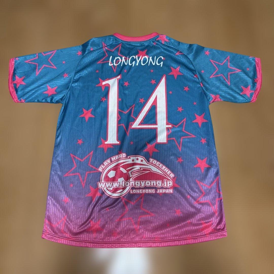 LONGYONG サッカー/フットサル ユニフォーム上下セット L 14番 光沢 (2/7)