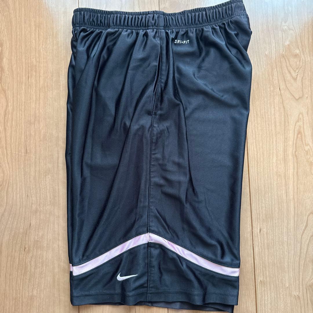 Nike DRI-FIT レディース バスケットボールパンツ 黒/ピンク (4/6)