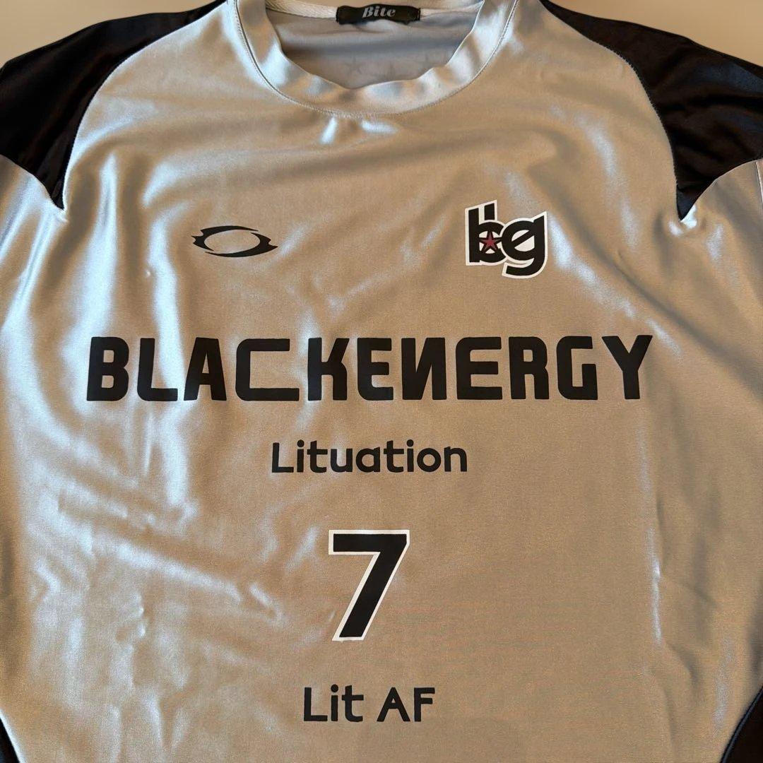 BLACKENERGY ナンバリング 長袖Tシャツ 韓流 光沢 (3/4)