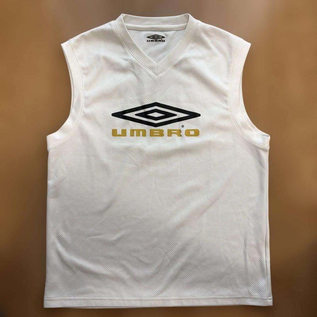 UMBRO サッカー ノースリーブシャツ ホワイト (2/5)