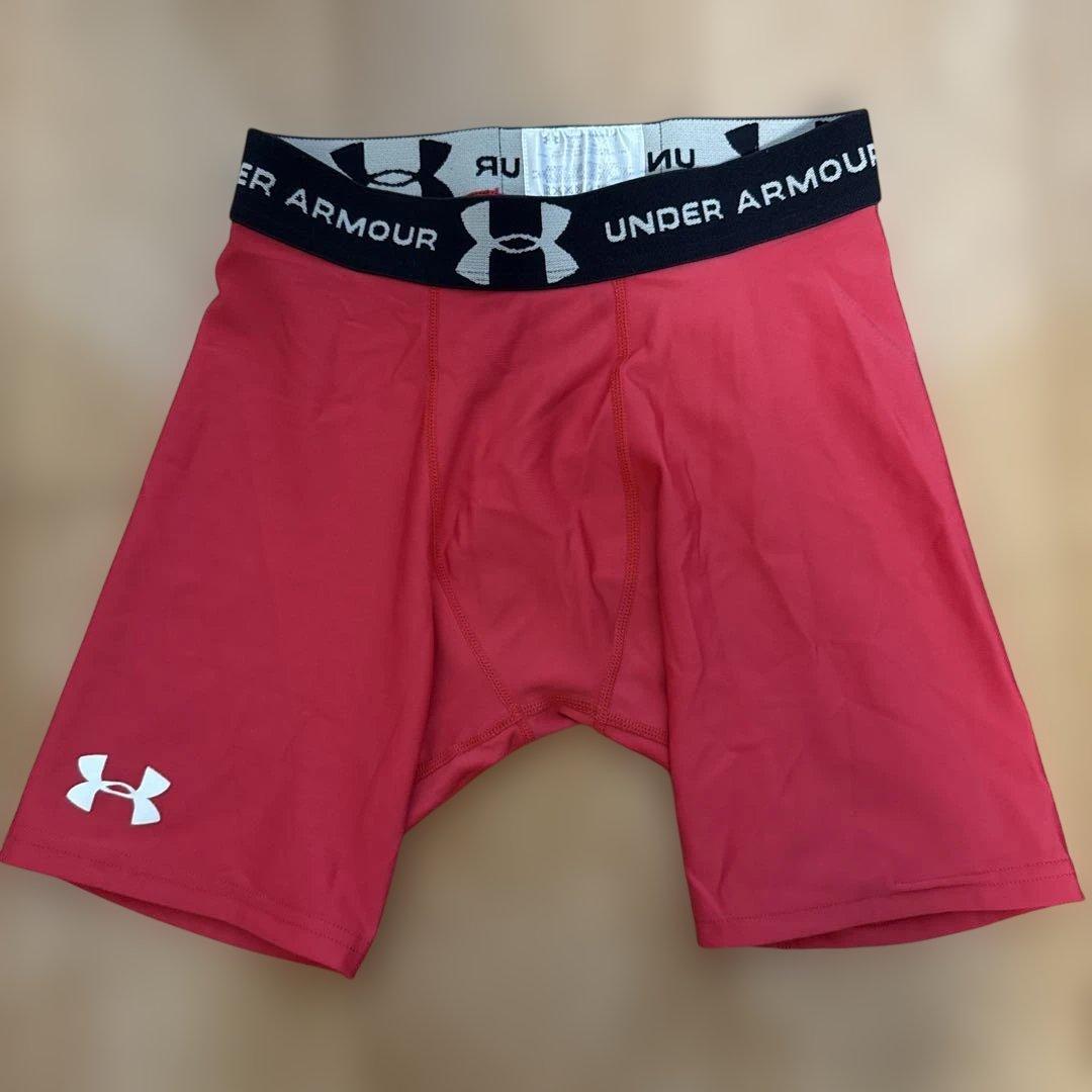 UNDER ARMOUR 赤 アンダーシャツ パンツ セットアップ (6/6)