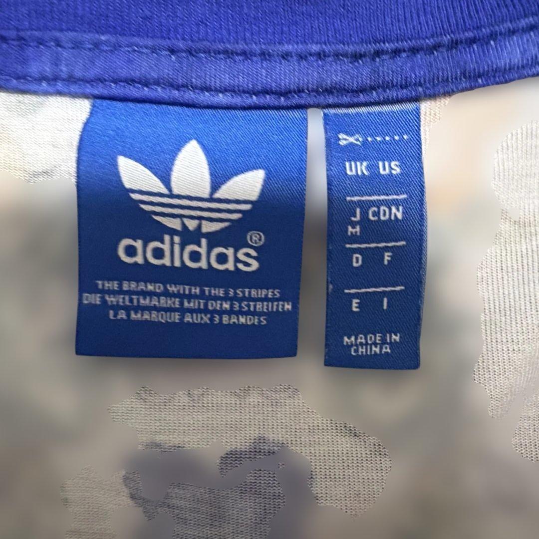 り*う様 adidas レディース 花柄セットアップ 上M/下LL (3/4)
