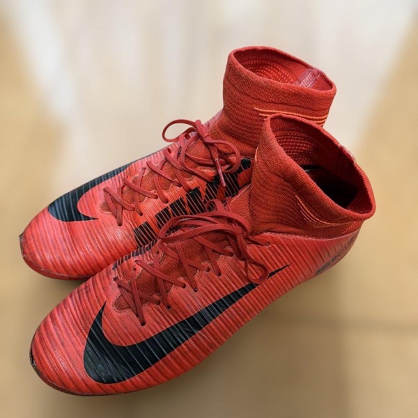 Nike マーキュリアル レッド ハイカット スパイクシューズ 26cm