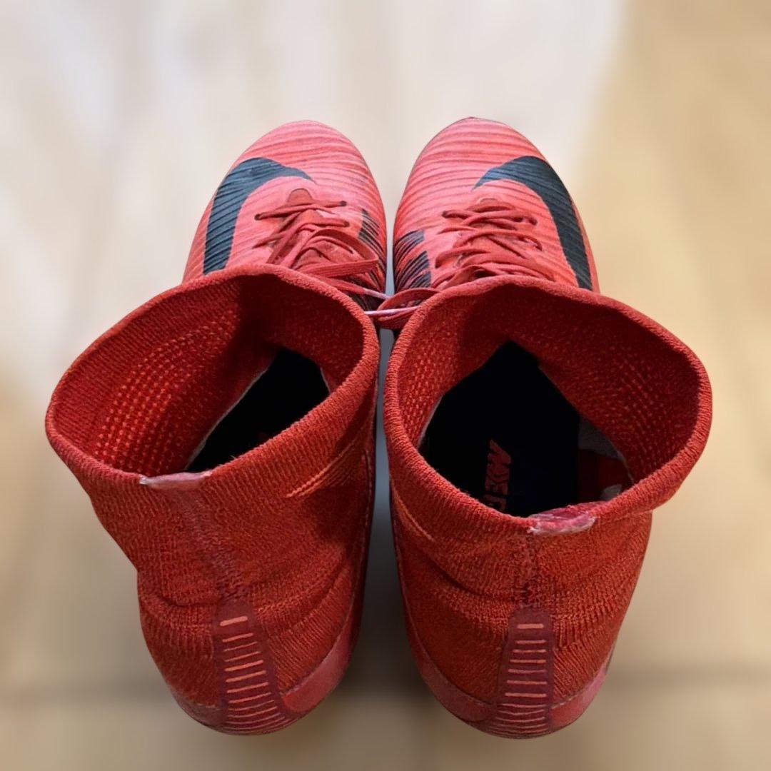 Nike マーキュリアル レッド ハイカット スパイクシューズ 26cm (8/8)