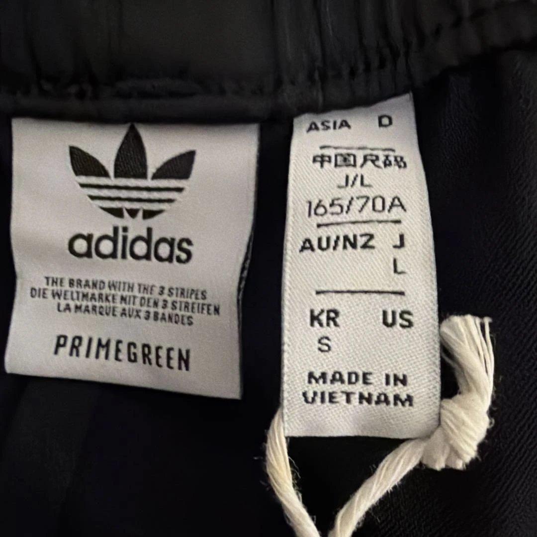 adidas ブラック サテン ワイドパンツ (7/7)