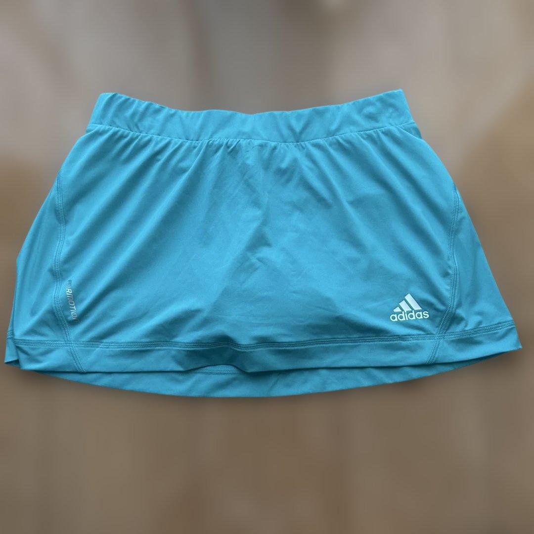 adidas adipower スカート M 青 (1/4)