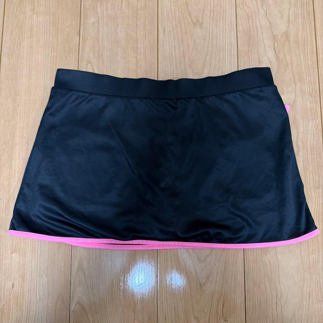 adidas テニススカート ブラック/ピンク レディース XL (2/5)