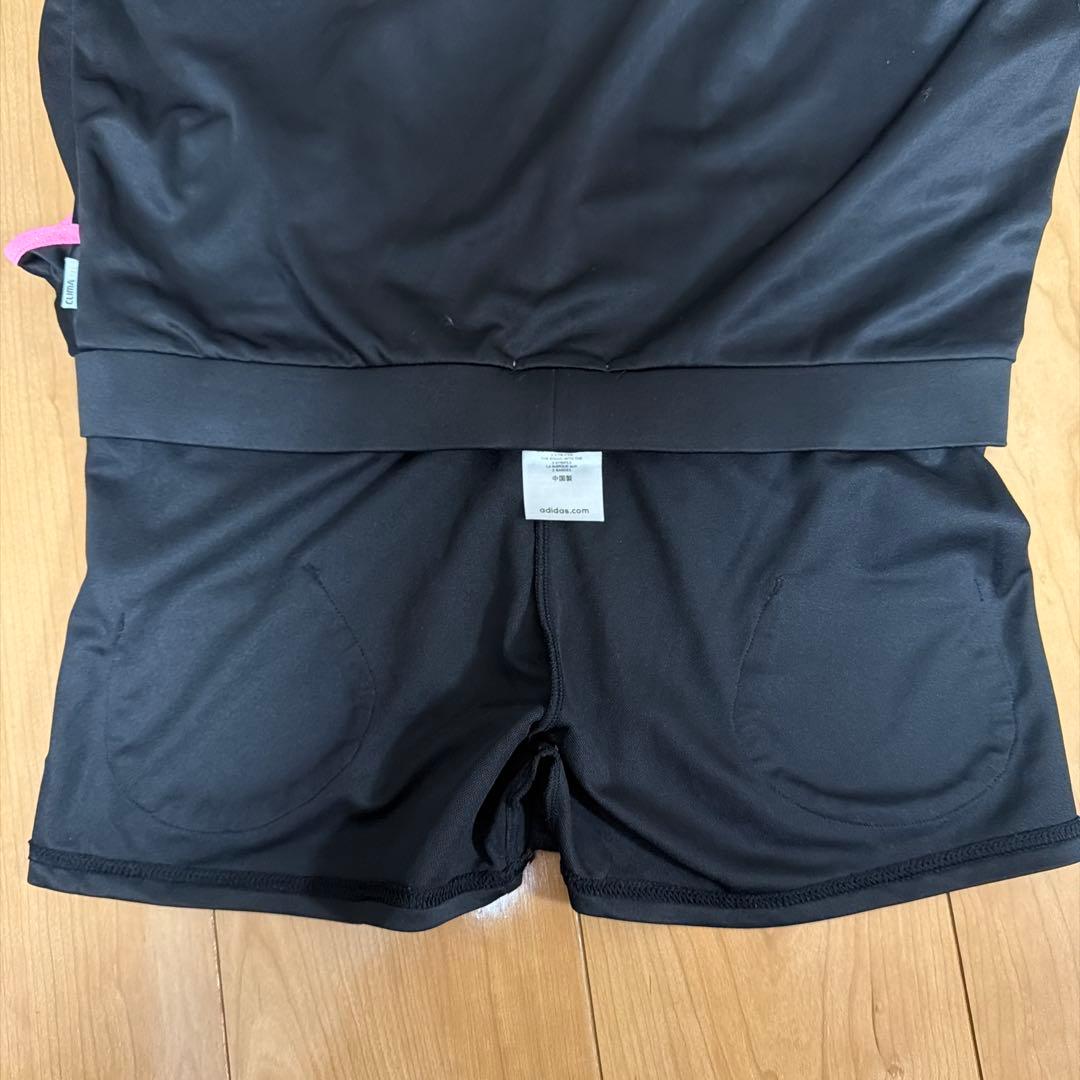 adidas テニススカート ブラック/ピンク レディース XL (3/5)
