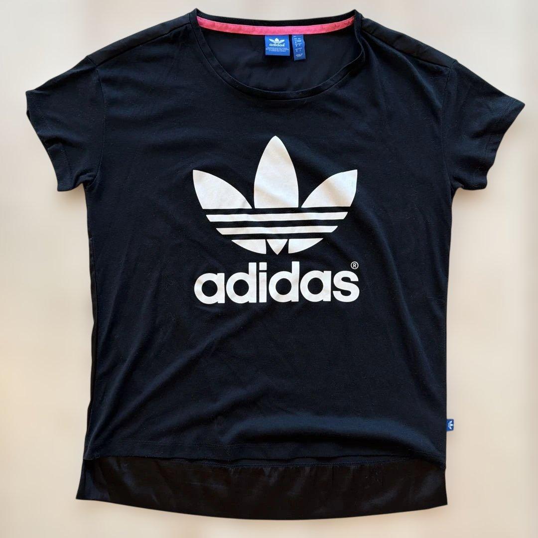 adidas 半袖Tシャツ 黒 レディースM (2/7)