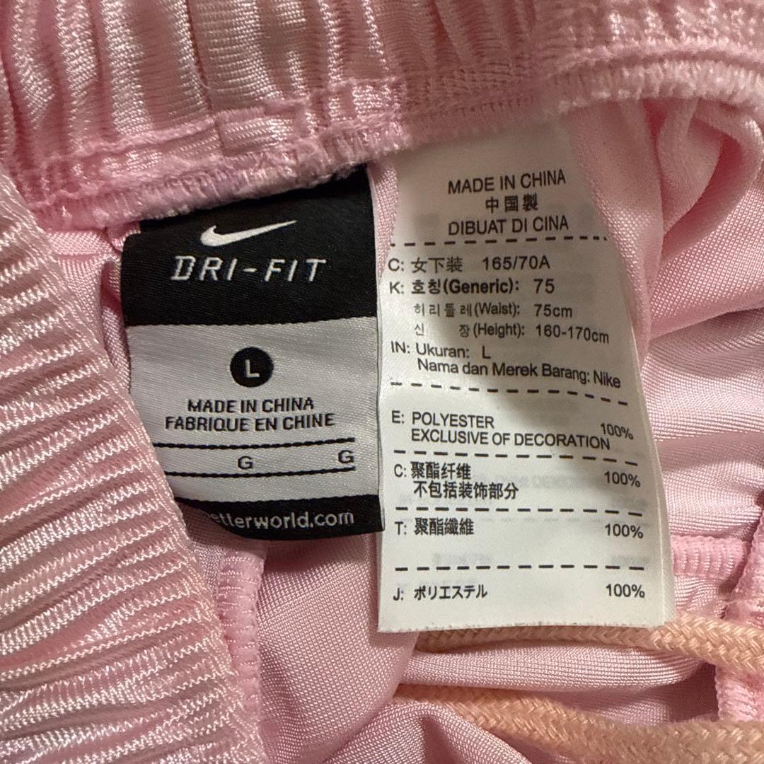 Nike DRI-FIT ピンク レディース バスケットボールパンツ L 光沢 (3/3)