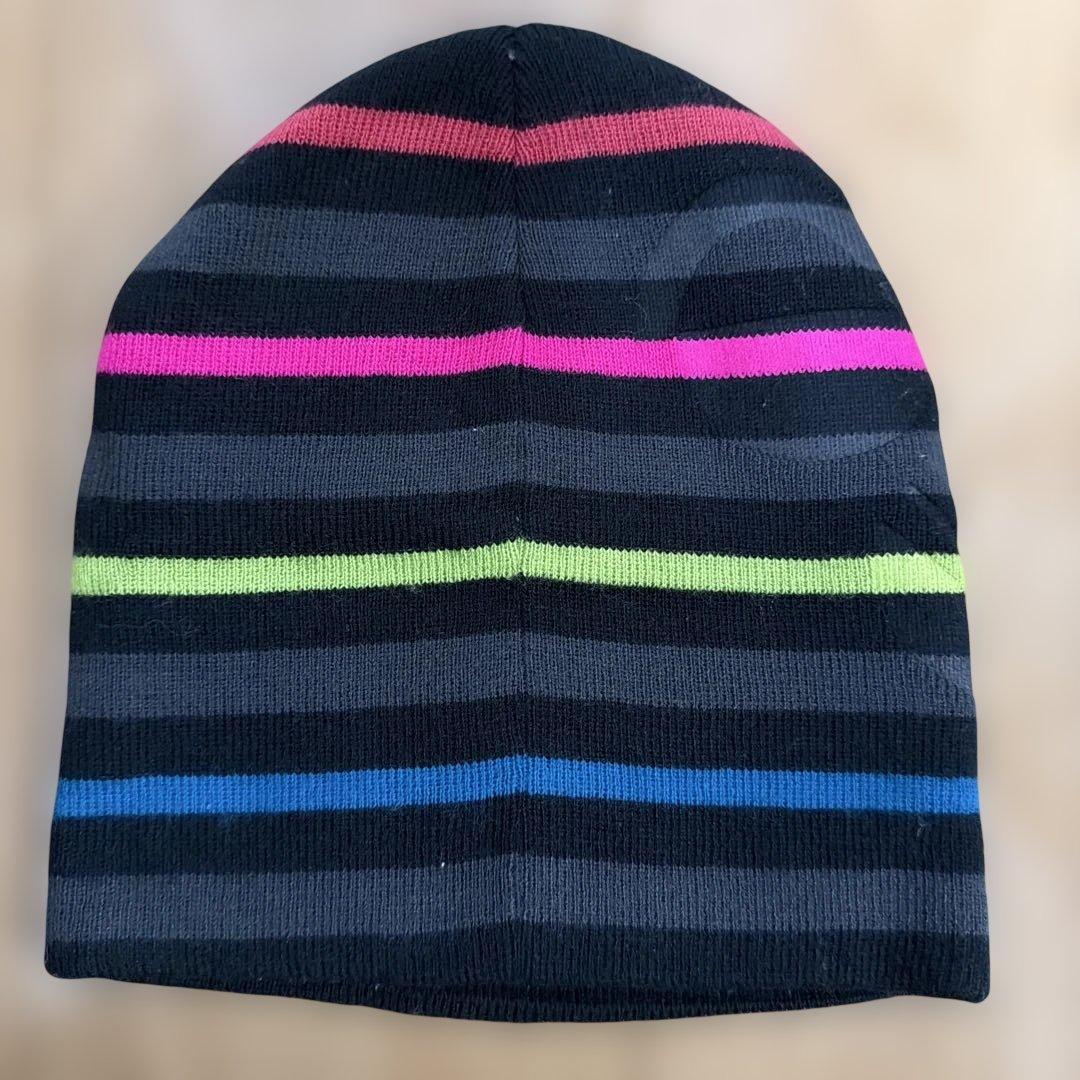 hummel ニット帽 ビーニー マルチカラー ボーダー (3/5)