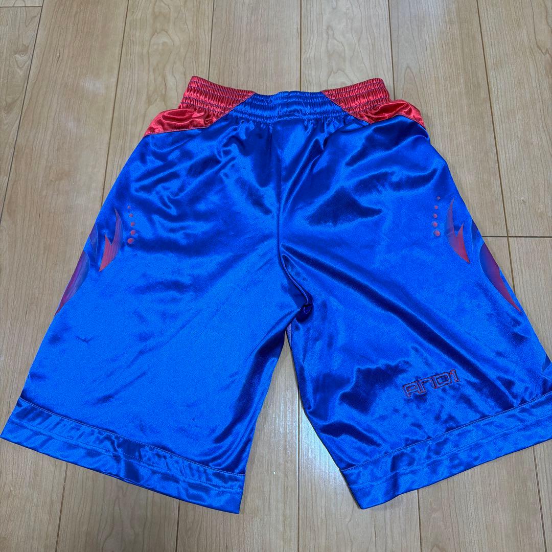 専用: AND1 バスケットボールパンツ 赤青 + 白 (3/8)