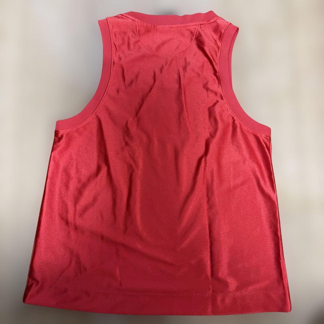 NIKE ノースリーブシャツ レッド レディース Mサイズ (4/5)