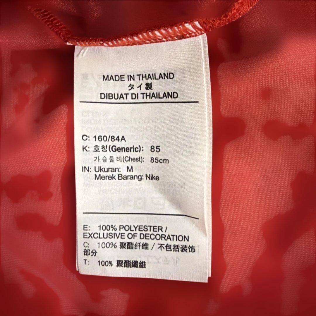 NIKE ノースリーブシャツ レッド レディース Mサイズ (5/5)
