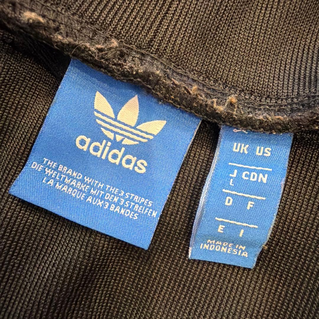 adidas ブラック 3本ライン キュロット レディースL (3/5)