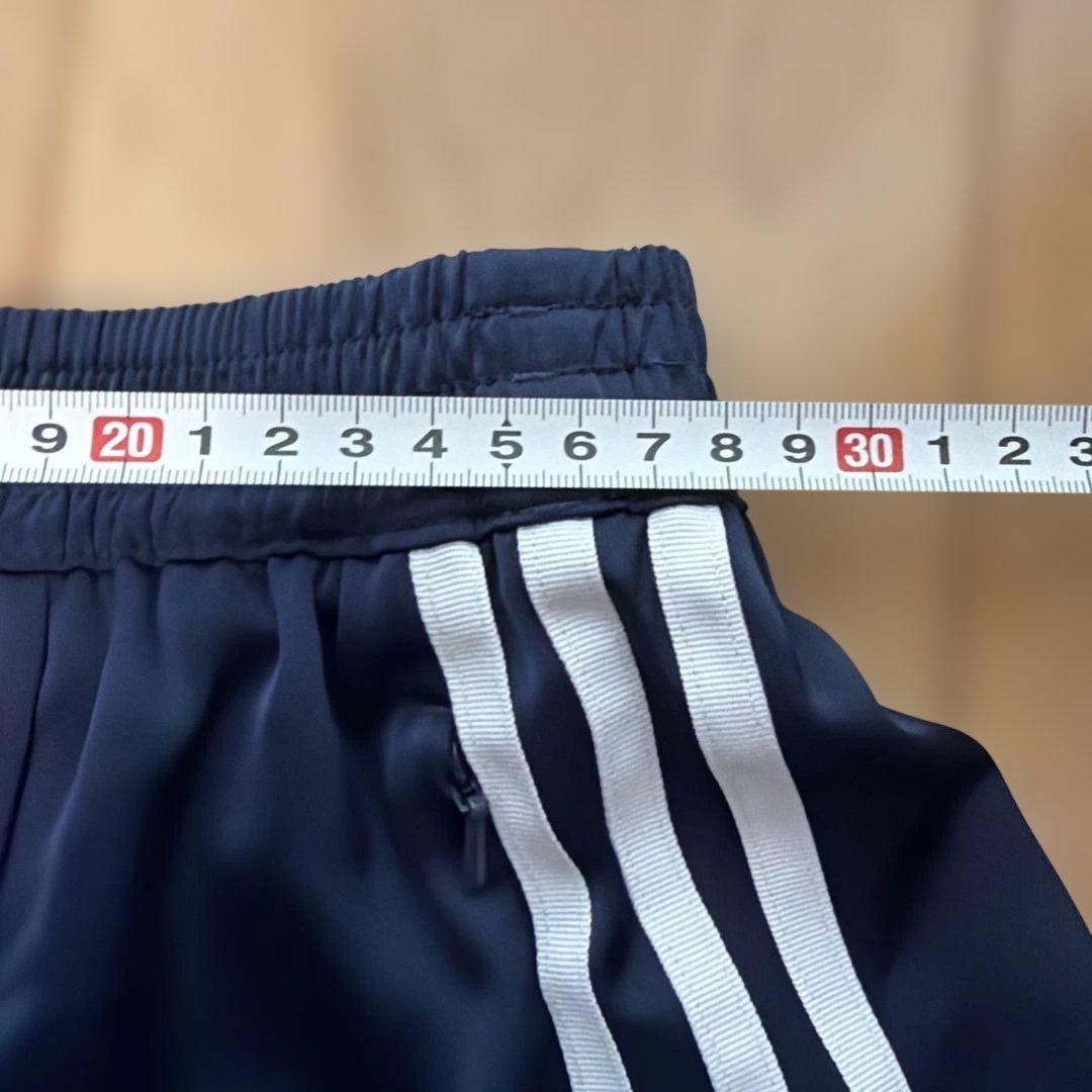 adidas ネイビー サテン フレアスカート S (5/7)