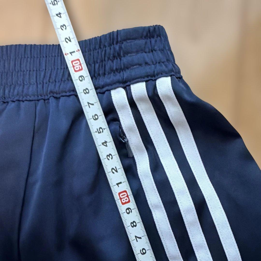 adidas ネイビー サテン フレアスカート S (6/7)