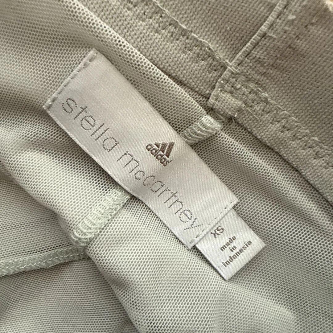 adidas StellaMcCartney シルバー XS ショーツ ランパン (3/5)