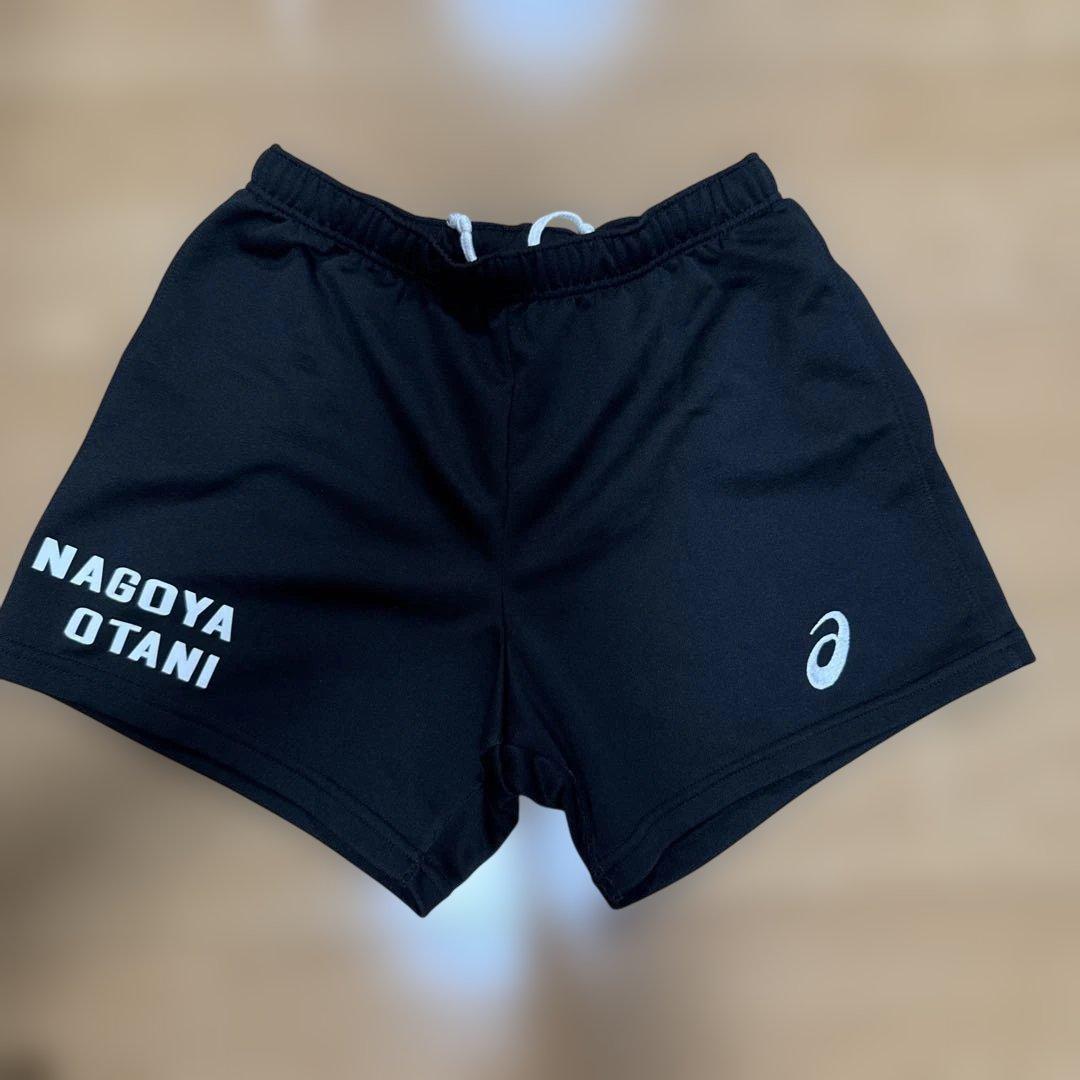ASICS 名古屋 大谷高校 女子バレーパンツ Lサイズ (1/3)