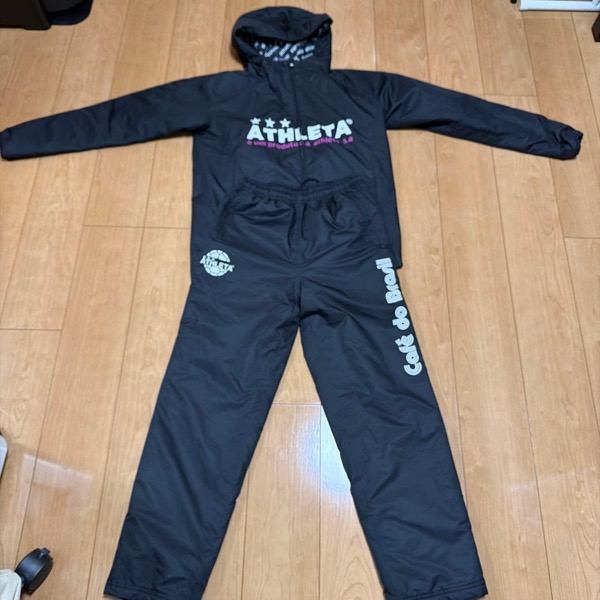 ATHLETA フード付きピステ 上下 セット