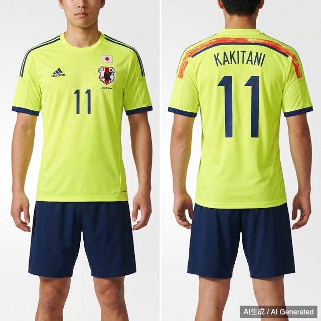 adidas サッカー日本代表 ユニフォーム 11番 柿谷