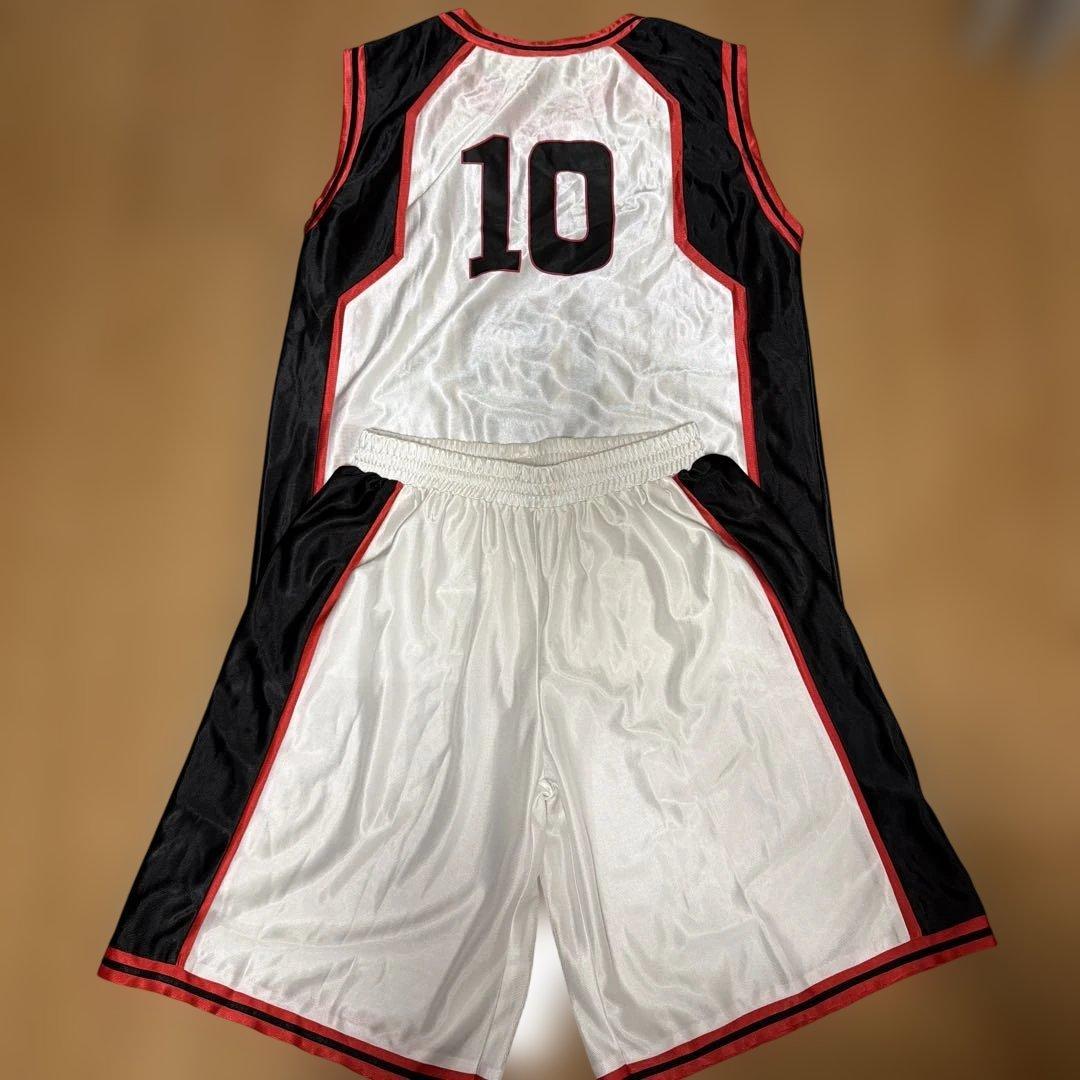 黒子のバスケ 誠凛 火神大我 コスプレ ユニフォーム 上下セット 光沢 (2/4)