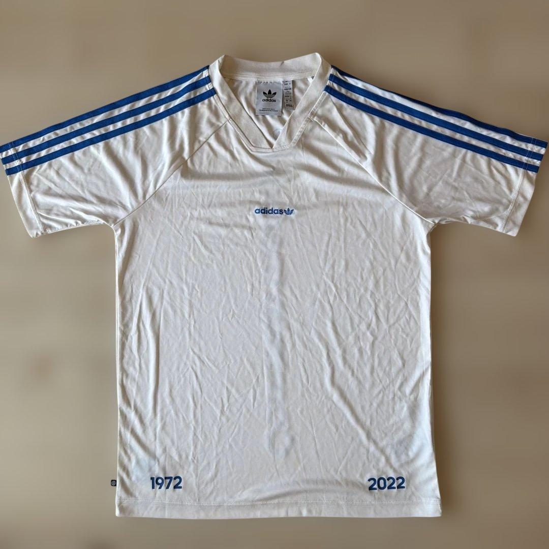 adidas 2022年発売 50周年 記念 プラクティスシャツ ホワイト M (2/8)