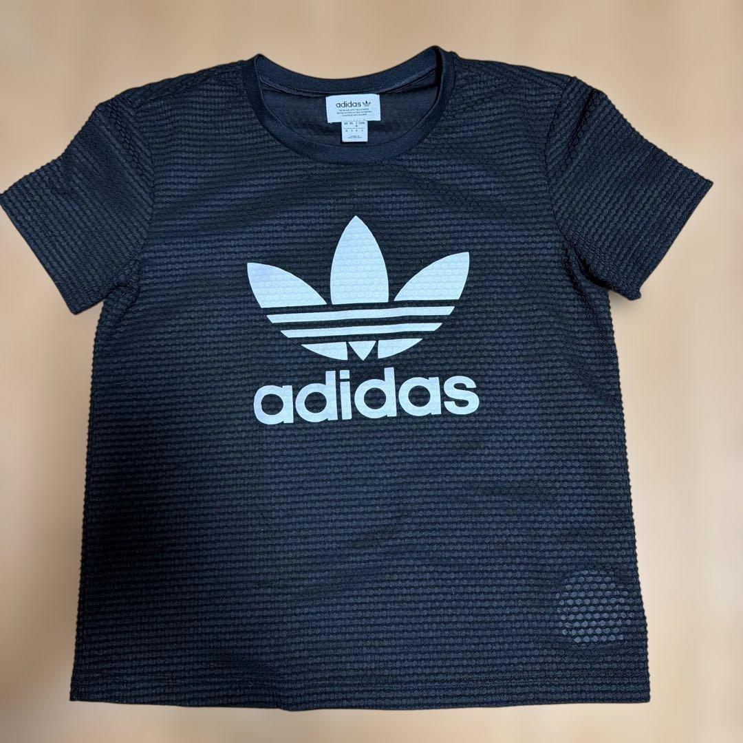 adidas ブラック レディース Tシャツ M (2/6)