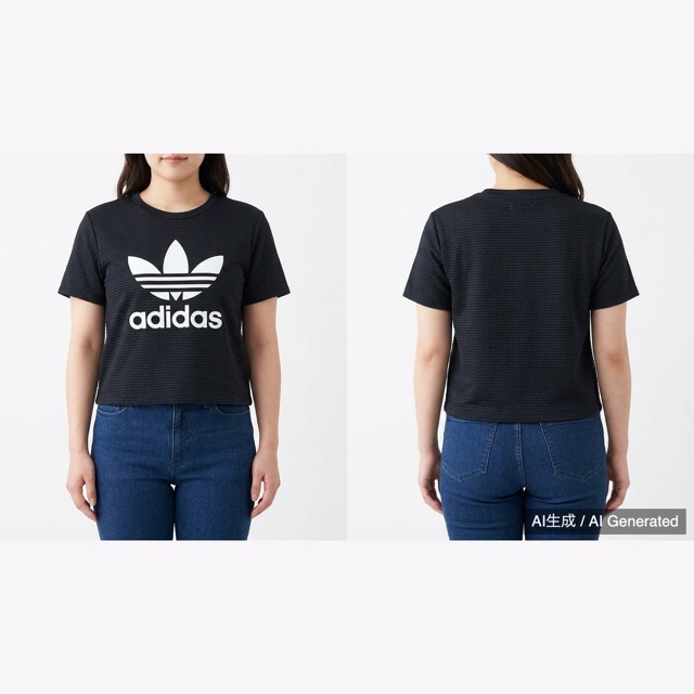 adidas ブラック レディース Tシャツ M