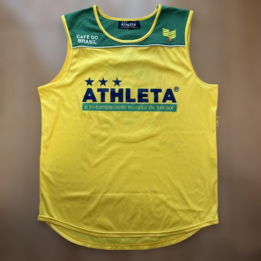 ATHLETA ノースリーブシャツ イエロー グリーン (1/4)