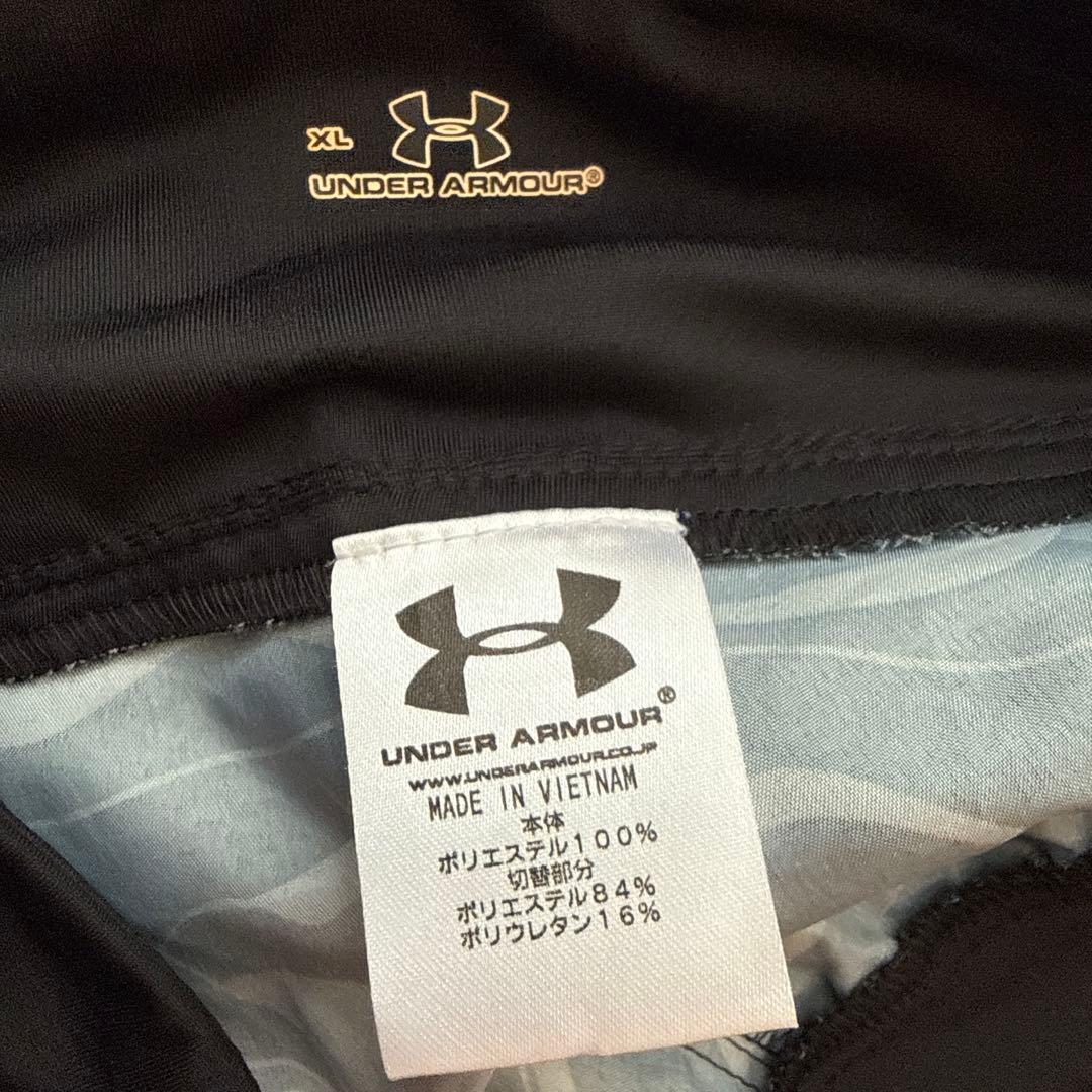 UNDER ARMOUR レディース ランニングショーツ ランパン 黒/グレー (4/4)