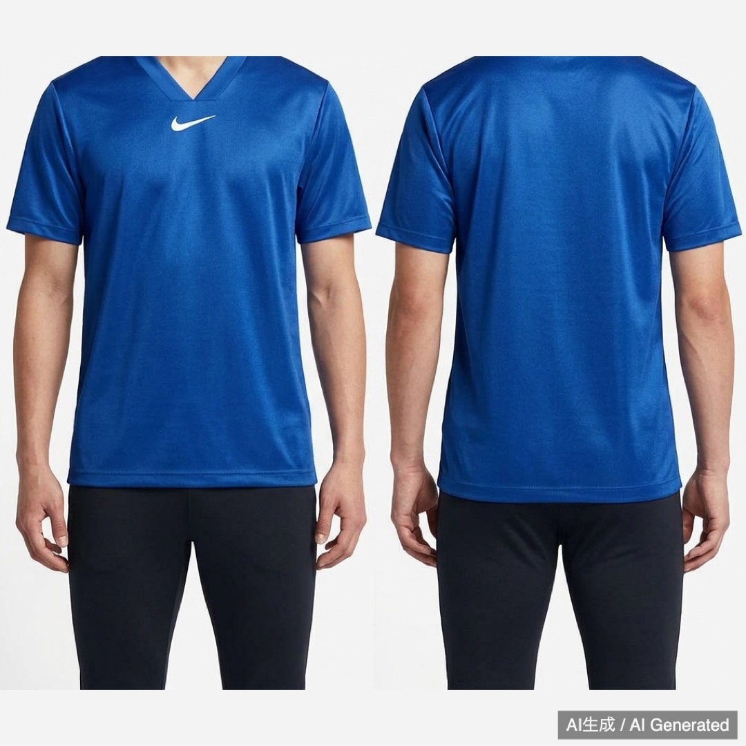 NIKE サッカー プラクティス シャツ ブルー M (1/5)