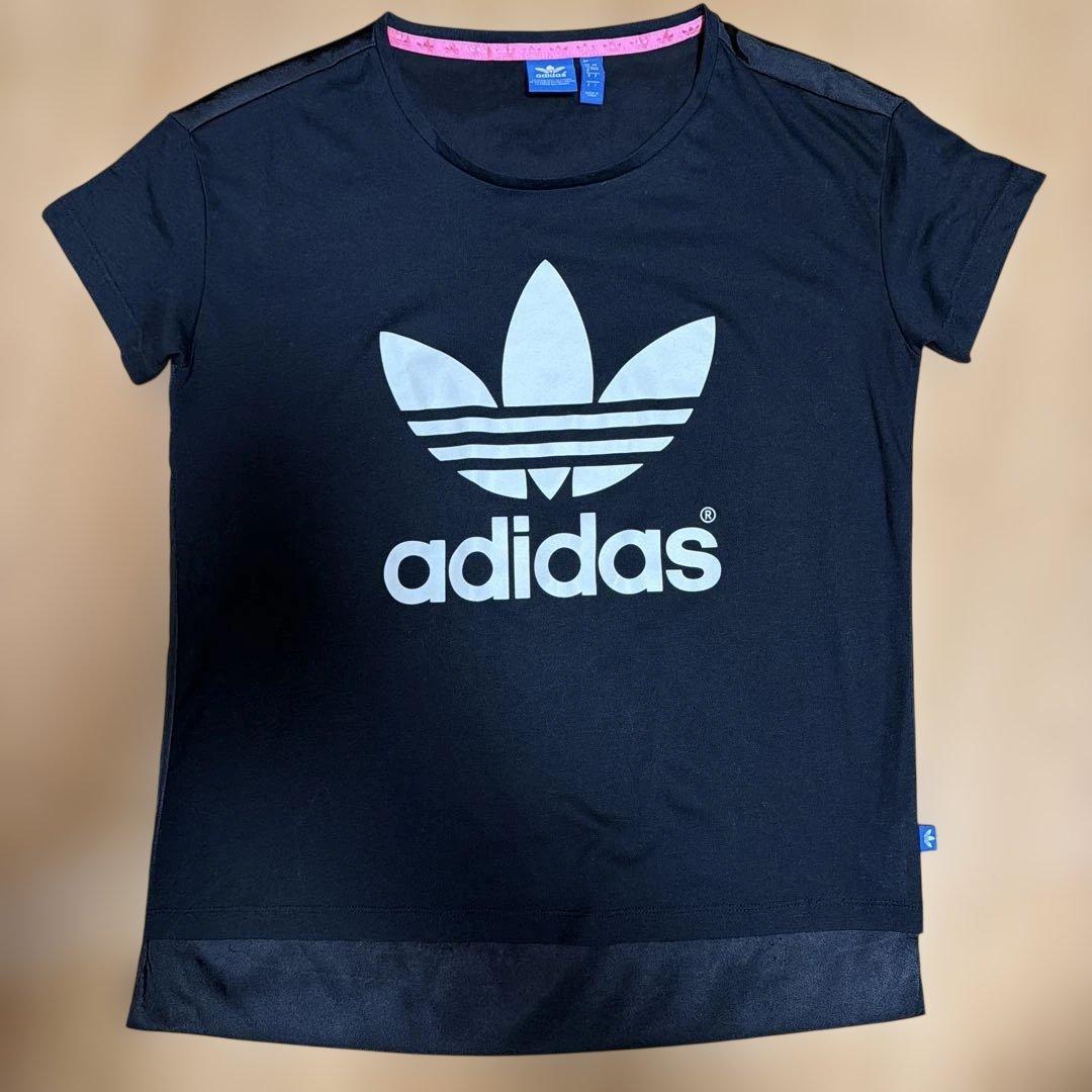 adidas 半袖Tシャツ 黒 レディースM (2/6)