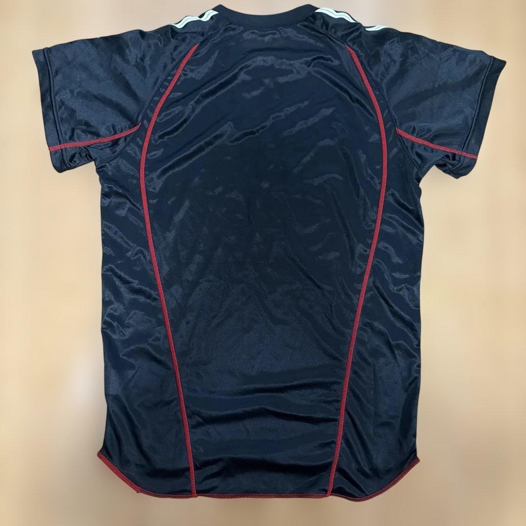 MIZUNO ランニング シャツ ブラック レッド Sサイズ (3/4)
