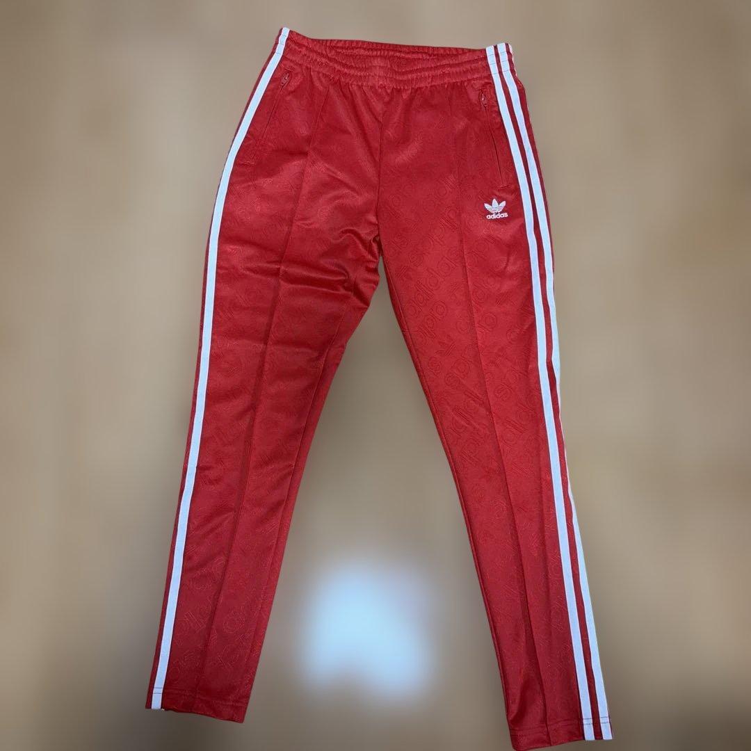 adidas オリジナルス ジャージ パンツ ED7462 レッド (2/5)