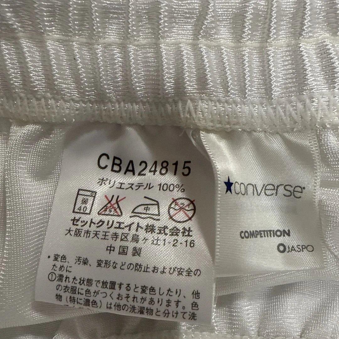 Converse バスケットボールパンツ CBA24815 ホワイト 光沢 (3/3)