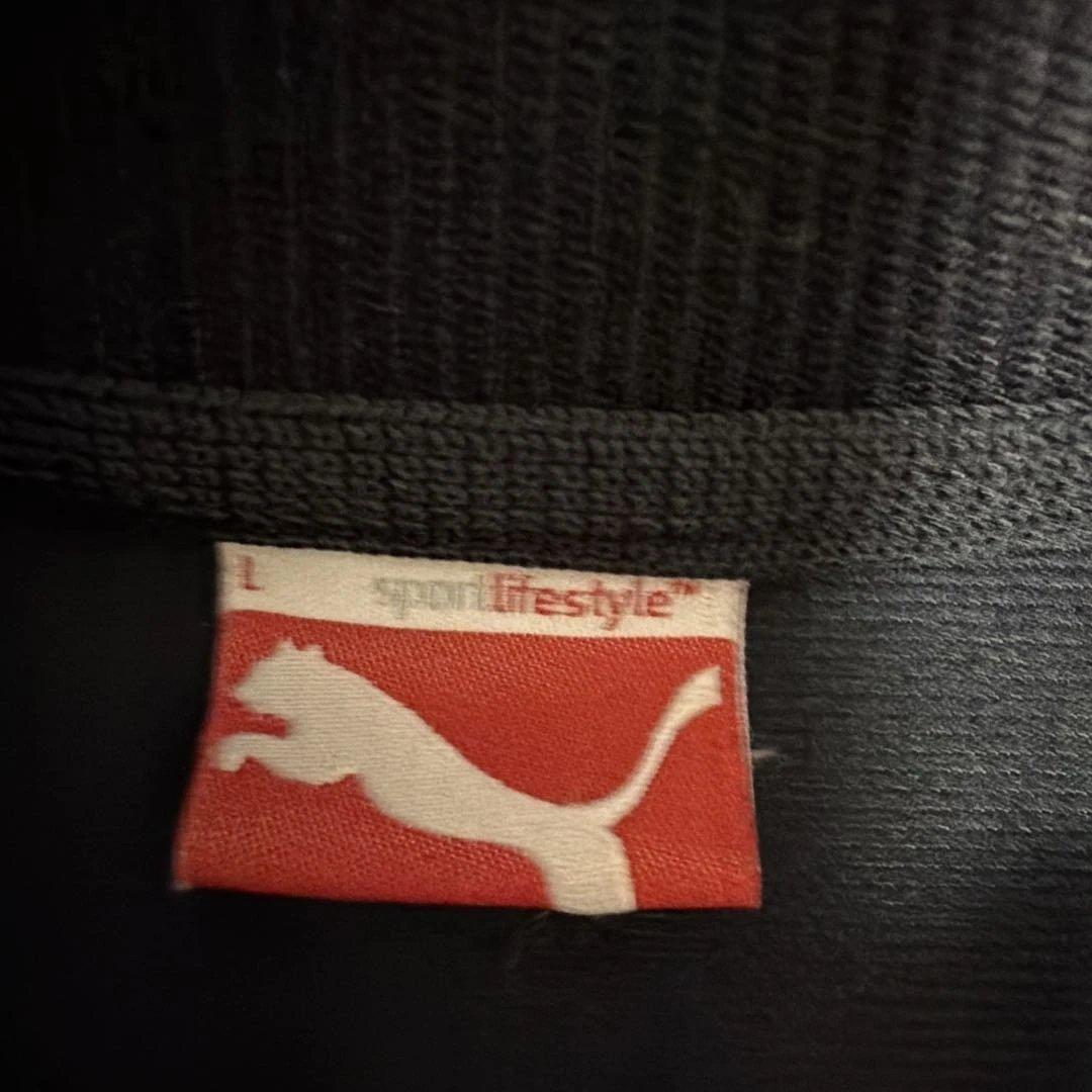 PUMA ブラック スポーツジャージ Lサイズ 光沢 (3/4)