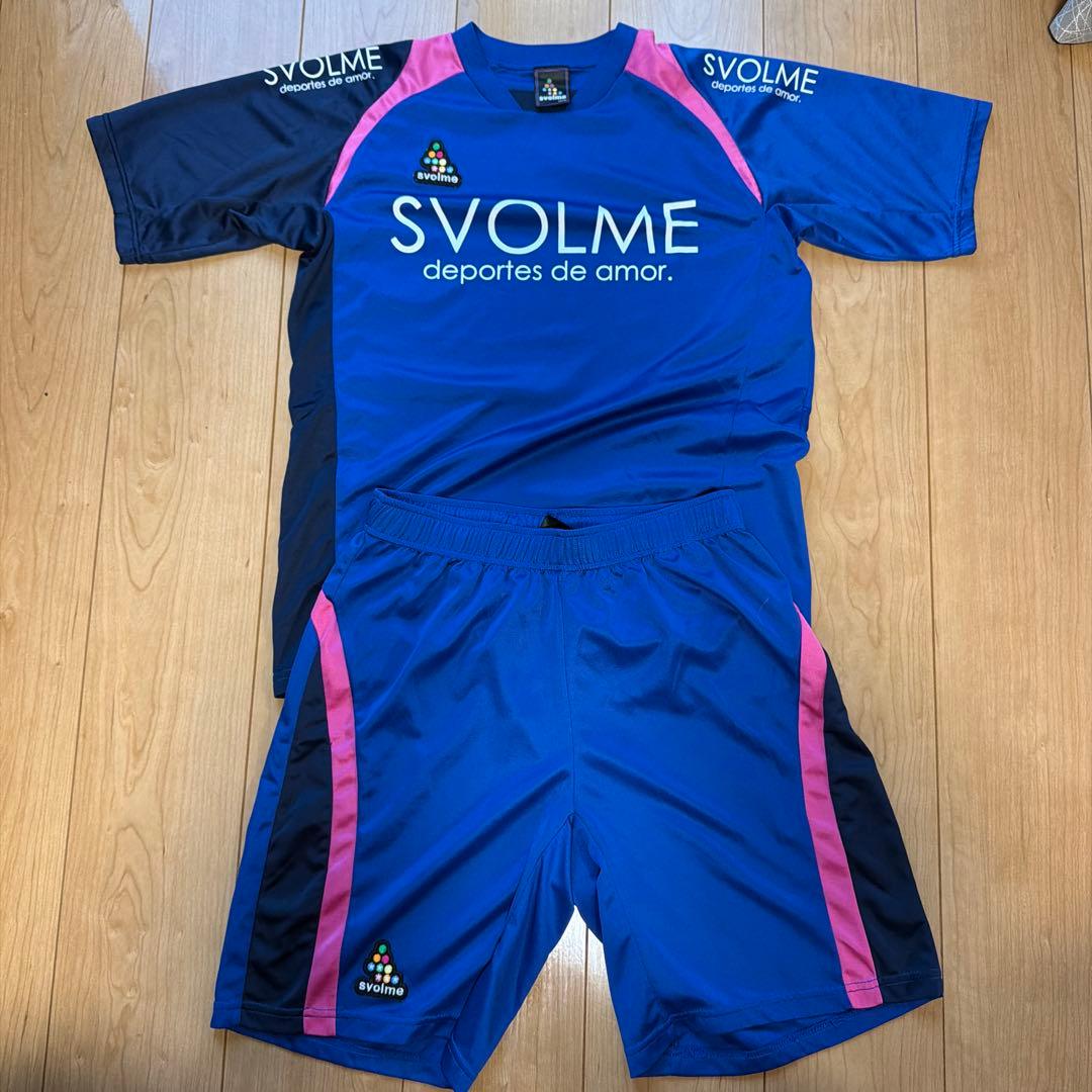 SVOLME サッカーユニフォーム 上下 セット Mサイズ 青 (2/8)
