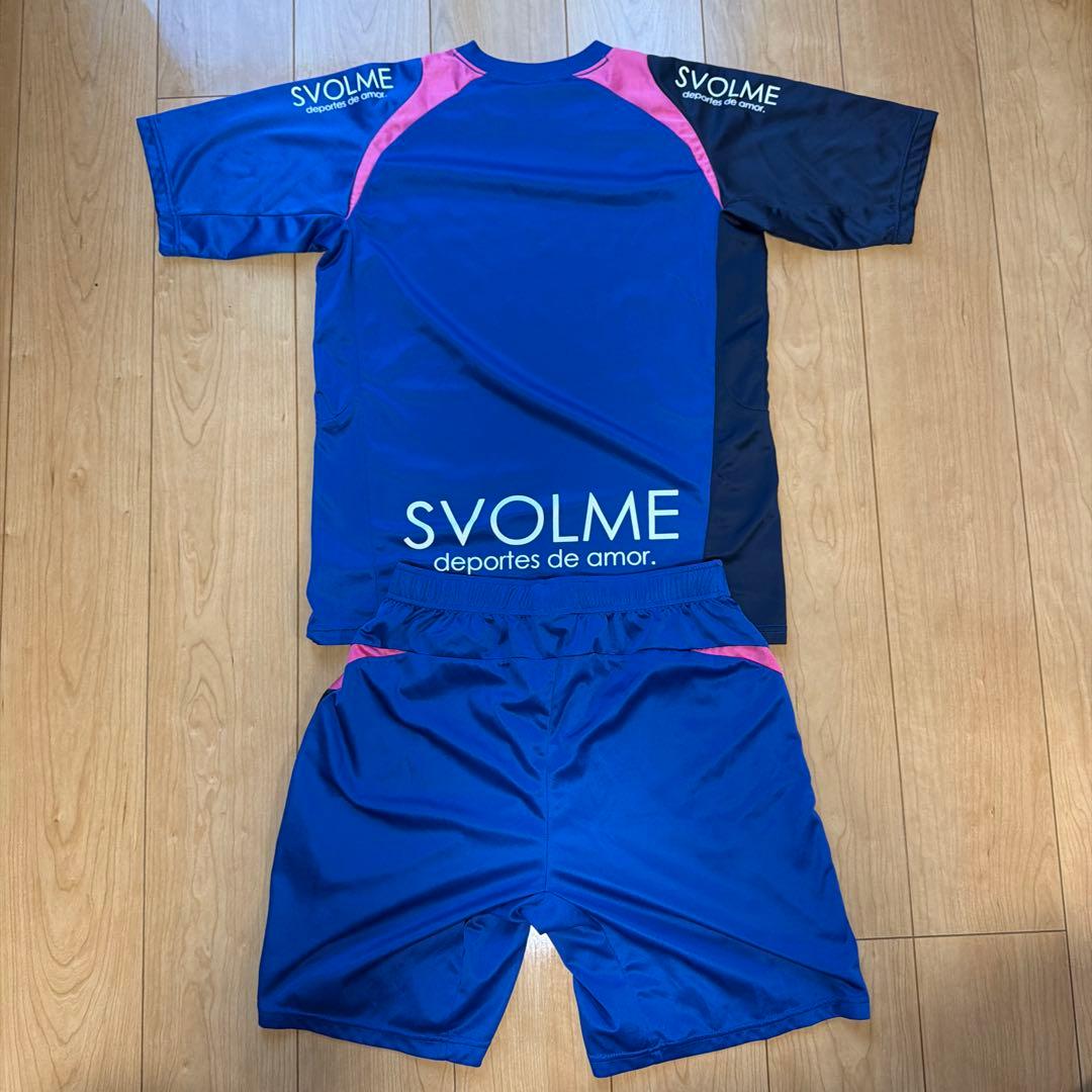 SVOLME サッカーユニフォーム 上下 セット Mサイズ 青 (3/8)