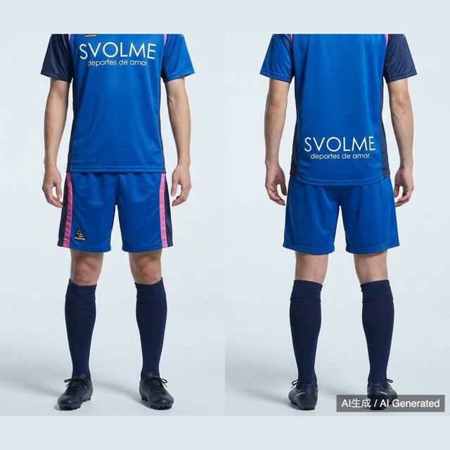 SVOLME サッカーユニフォーム 上下 セット Mサイズ 青
