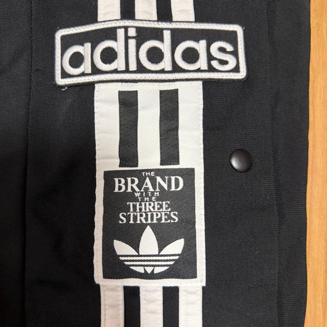 adidas アディブレイク スナップボタン ジャージパンツ ブラック M (3/4)
